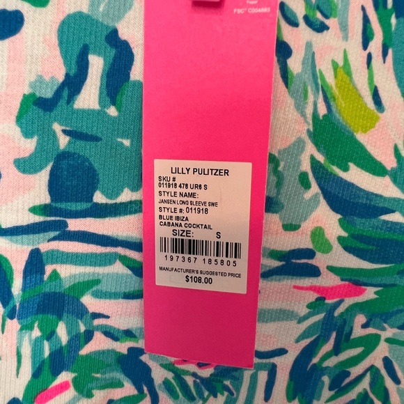 Lilly Pulitzer Jansen Long Sleeve Sweatshirt - Picture 4 of 9